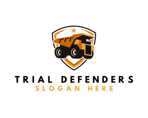 Logistics Dump Truck logo design