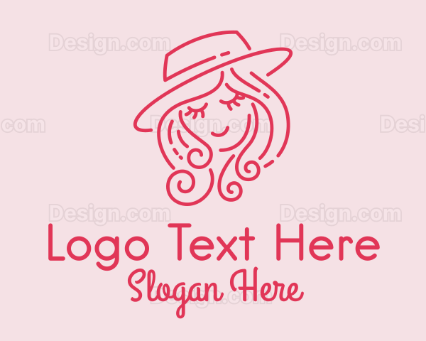 Pretty Hat Lady Logo