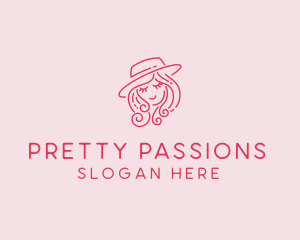 Pretty Hat Lady logo