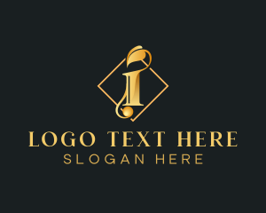 Premium Luxury Letter I logo