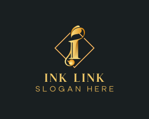 Premium Luxury Letter I logo design