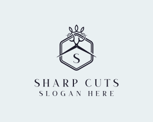 Fashion Scissors Stylist logo design