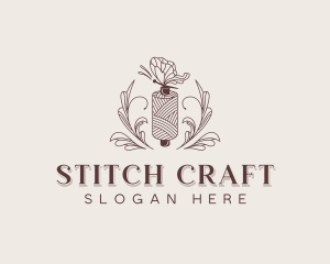 Butterfly Sewing Embroidery logo