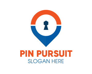 Keyhole GPS Pin logo