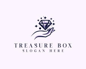Diamond Jeweler Hand  logo