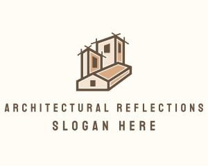 Architectural Housing Contractor logo design