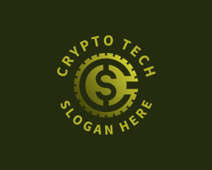 Crypto Currency Financial  logo design