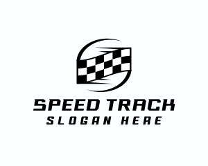  Racing Flag Motorsports logo design