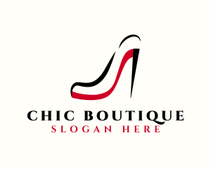 High Heel Shoe Boutique logo design