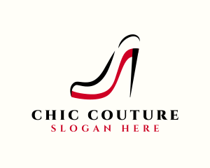 High Heel Shoe Boutique logo design