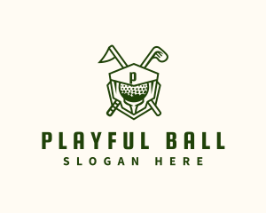 Golf Ball Sports Competition logo design