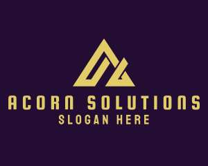 Modern Roof Letter A logo design