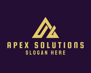 Modern Roof Letter A logo design