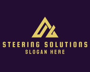 Modern Roof Letter A logo design