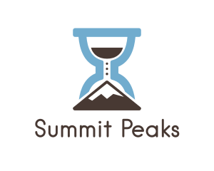 Mountain Hourglass Time  logo