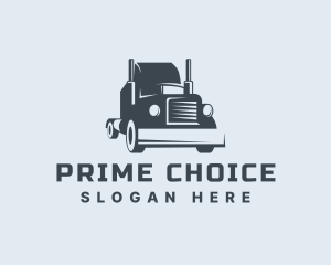 Cargo Delivery Logistics Truck Logo