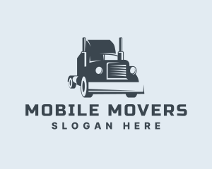 Cargo Delivery Logistics Truck logo design