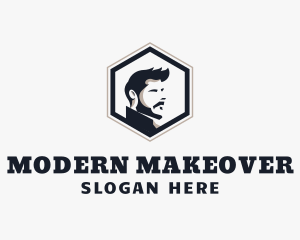 Man Hairstyle Barbershop  logo