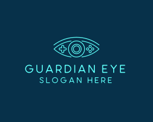 Eye Game Console logo design