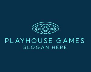 Eye Game Console logo design