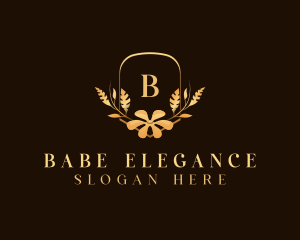 Elegant Flower Bloom logo design