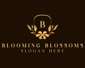 Elegant Flower Bloom logo design