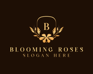 Elegant Flower Bloom logo design