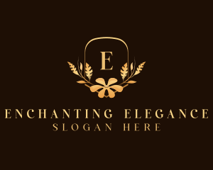 Elegant Flower Bloom logo design