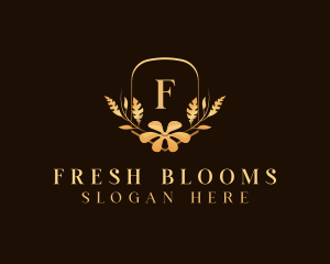 Elegant Flower Bloom logo design