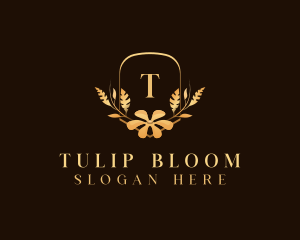 Elegant Flower Bloom logo design