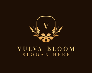 Elegant Flower Bloom logo design