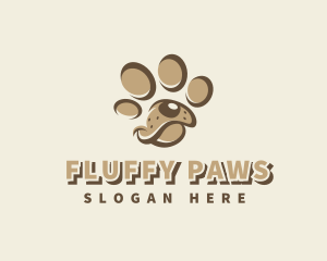 Pet Dog Paw logo design