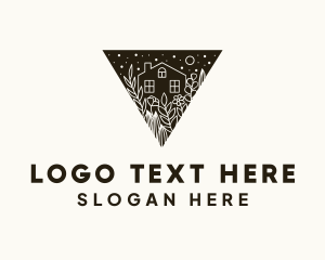 Floral Home Doodle logo