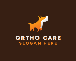 Orange Guard Dog logo design