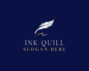 Feather Quill Ink logo design