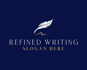 Feather Quill Ink logo design