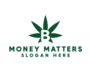 Green Cannabis B Logo