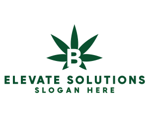 Green Cannabis B logo