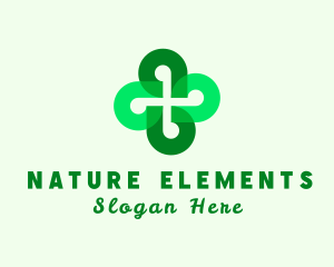 Natural Clover Leaf logo design