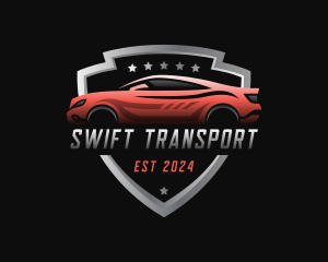 Transport Sports Car logo design