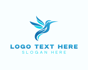 Holistic Wellness Hummingbird logo