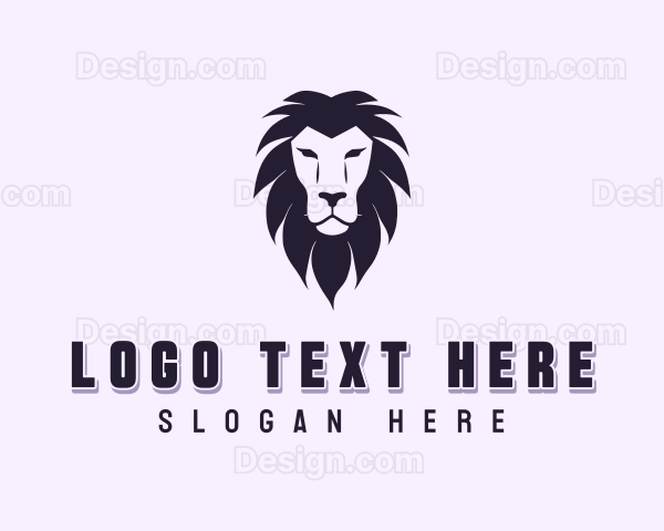 Wildlife Zoo Lion Logo