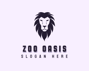 Wildlife Zoo Lion logo design