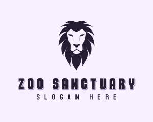 Wildlife Zoo Lion logo design