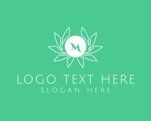 Flower Stroke Laurel  logo