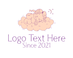 Sleeping Baby Girl  logo