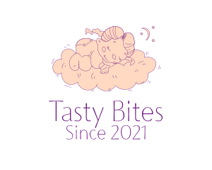 Sleeping Baby Girl  logo