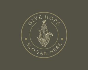 Natural Corn Vegetable logo design