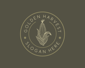 Farm Corn Vegetable logo design