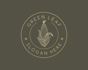 Natural Corn Vegetable logo design